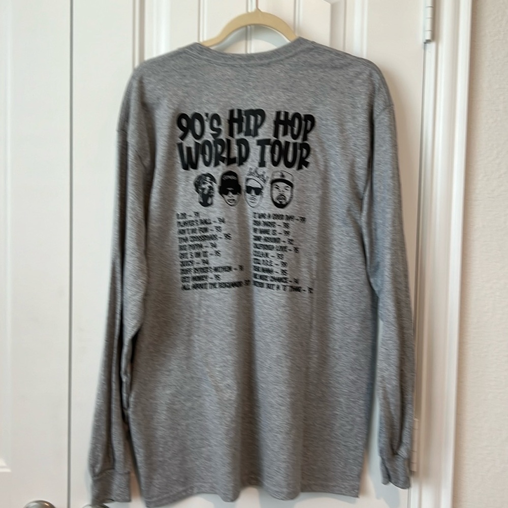 NEW 90’s Hip Hop World Tour Long Sleeve shirt